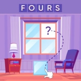 Fours Number Puzzle Game