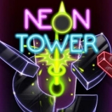 Neon Tower Drop: Stack and Balance Game - Play Online Now!