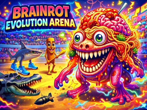 Brainrot Evolution Arena - Free Online Strategy Game