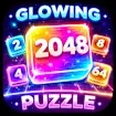 Glowing 2048 Puzzle
