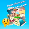 Jigsaw Cube Puzzles Collect Pictures with Cute Kittens