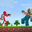 Red Stickman vs Craftmans 2