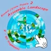 Round jigsaw Puzzle 2 - Assemble Landscape
